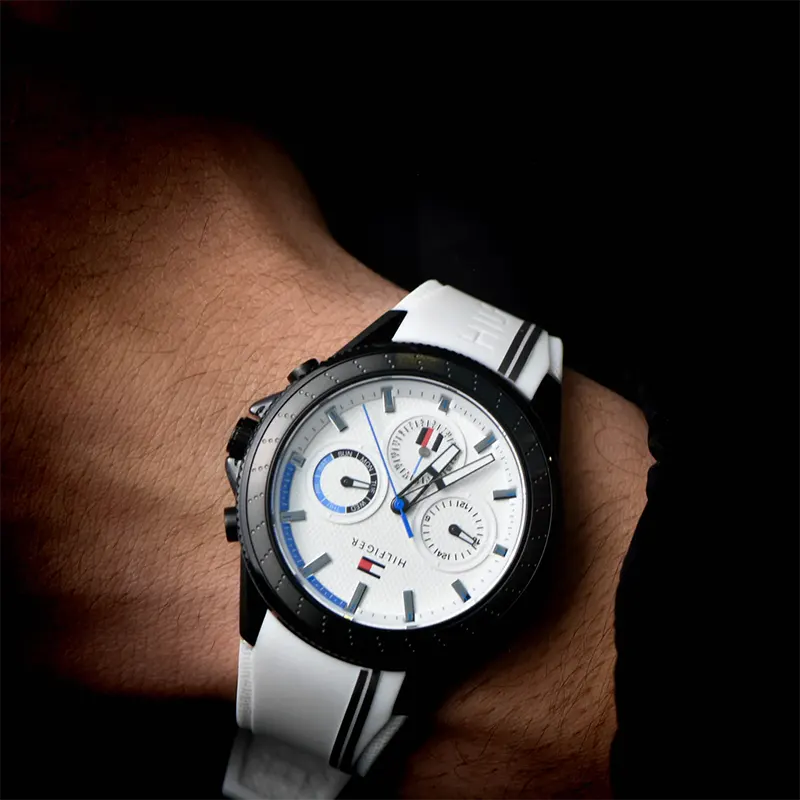 Tommy Hilfiger Aiden Multifunction White Men’s Watch- 1791862